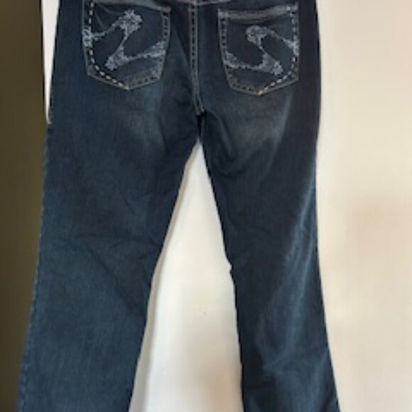 Silver bootcut Julia Jeans W34/L34 - Picture 4 of 6